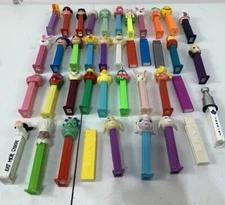40 Assorted Sizes And Characters Pez Dispensers
