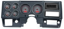 Dakota Digital 73 - 87 Chevy Gmc Pickup Truck Analog Gauge System Vhx-73c-pu-c-r