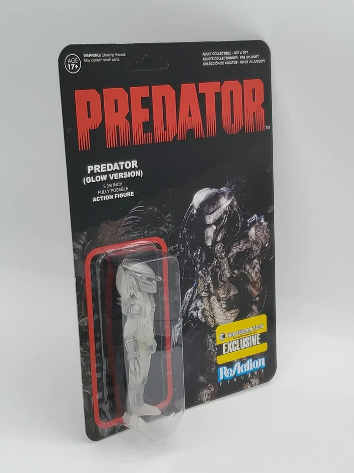 Figura de acción Predator Glow Versión 2014 Funko ReAction EE Exclusiva 3,75 pulgadas Foto 2 de 4