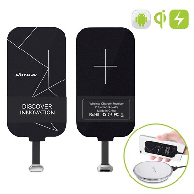 Nillkin Qi Empfänger USB C, Wireless Charger Receiver Induktions Ladegerät