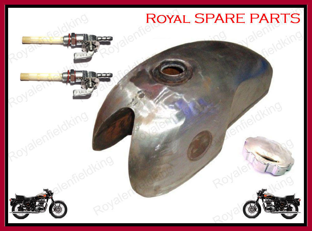 Benelli Mojave Café Coureur 260 360 Bleu Pétrole Fuel Gas Tank Avec Robinets &