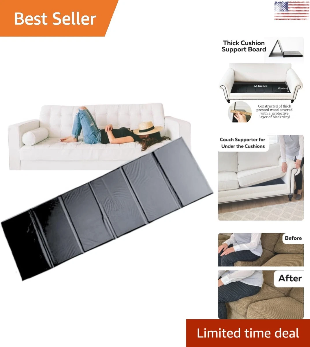 Sofa Support Board for Sagging Cushions - Pain-Relieving Couch