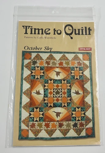 Time to Quilt October Sky Patterns By Cathy Wierzbicki #TTQ-SKY