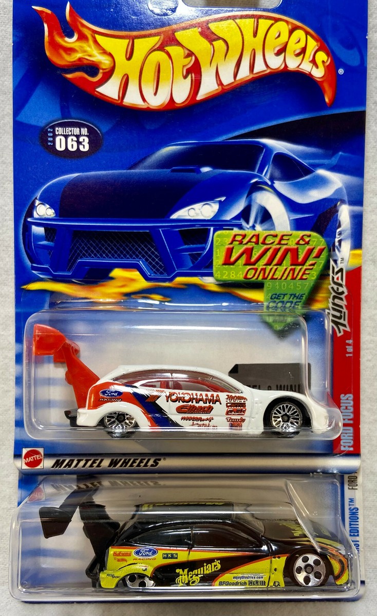 Hot Wheels Ford Focus 2 Car Collection 2001 & 2002 Tuners Rally
