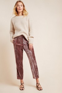 Anthropologie Velvet Joggers Top 