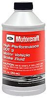 MOTORCRAFT HIGH PERFORMANCE DOT 3 MOTOR VEHICLE BRAKE FLUID-12 OZ PM1C