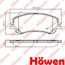 Fits Renault Scenic Megane Grand Espace Talisman Brake Pads Set Front Howen