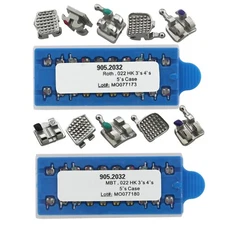 Dental Orthodontic Brackets Metal Braces OC MIM Mini Roth MBT 022 345 Hooks 5-5