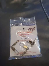 Three Large Fishing Snap Swivels Gold