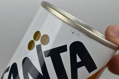 VTG 1970s Fanta Draft Root Beer Soda Pop Can 12oz Straight Steel