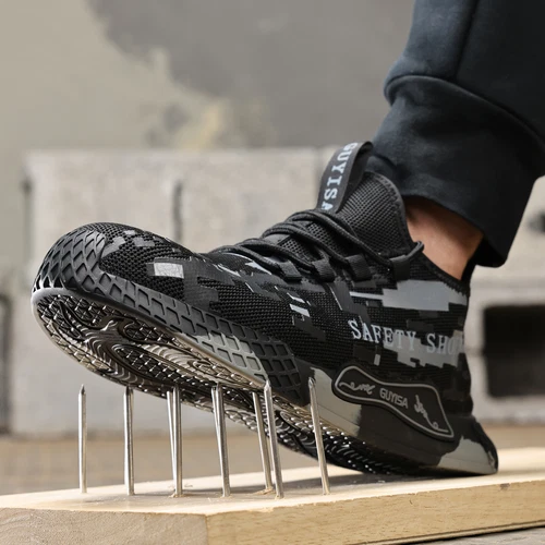 Leicht Sicherheitsschuhe Herren Stahlkappe Arbeitsschuhe Baustelle Schutzschuhe - Bild 21 von 42