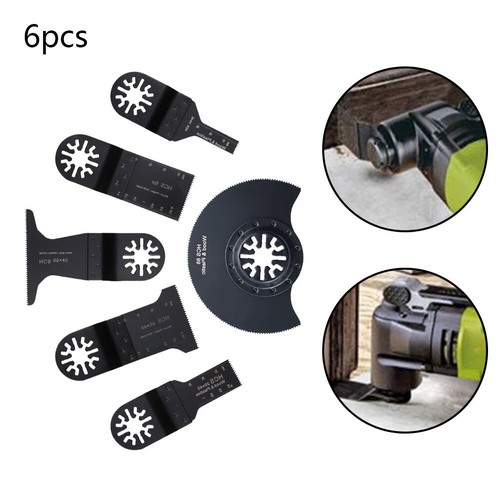 Oscillating Saw Blades Cutting Leaves 