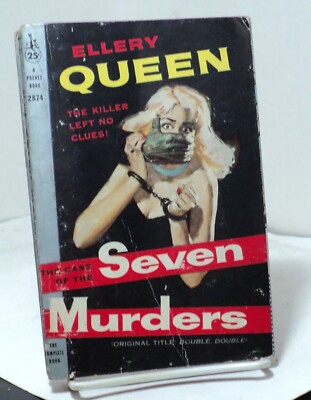 The Case of the Seven Murders by Ellery Queen - Pocket 2874 - 1958