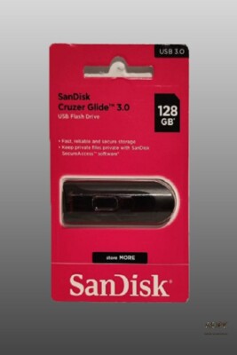 SanDisk Cruzer Glide 3.0 (SDCZ600-128G) 128GB USB-Stick - Schwarz