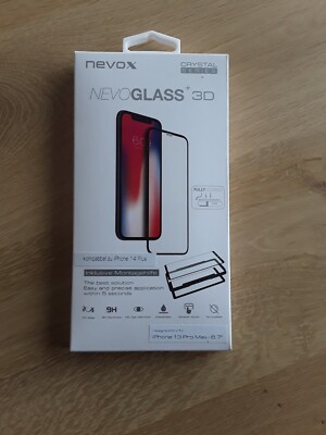 iPhone 13 Pro Max/14+ Schutzglas Displayschutz Nevox Nevoglas 3D