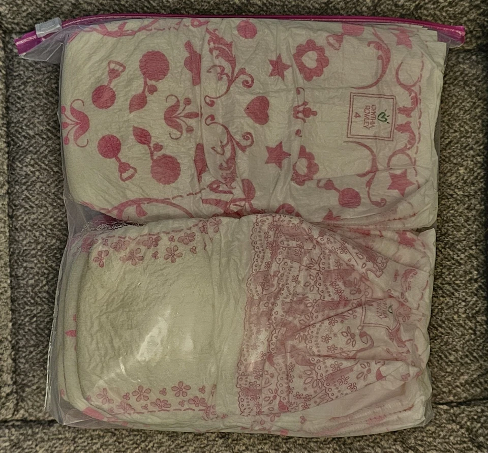 15 pañales vintage bebé niña talla 4 (22-37 lb) Pampers Cruisers Cynthia Rowley Foto 3 de 4