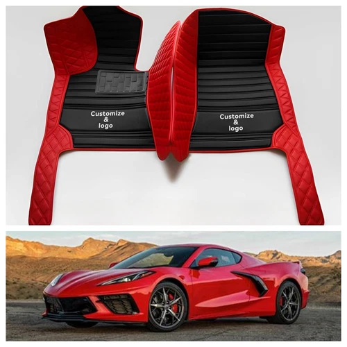 For Acura Car Floor Mats Waterproof Liners Leather Dustproof Handmade Front Row - Picture 14 of 38