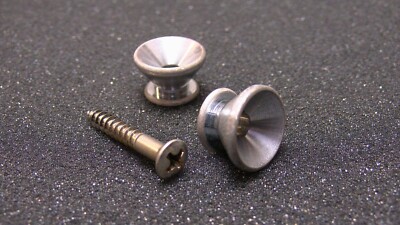 Gotoh EP-B(2) Gurtpin (2Stck) Relic Serie aged chrome Fender style m. Schrauben