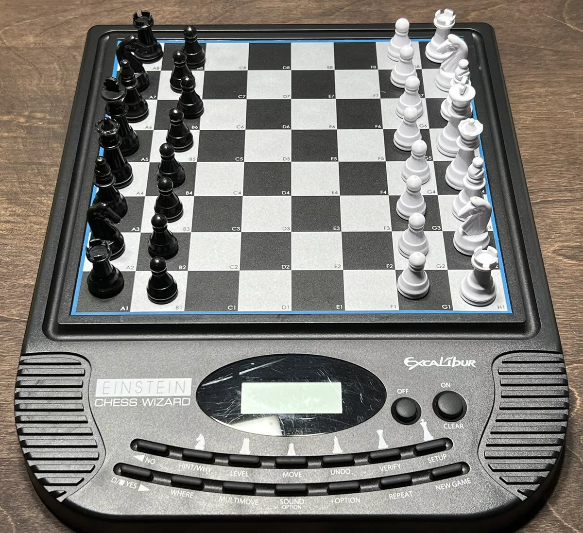 EXCALIBUR CHESS WIZARD ELECTRONIC MAGNETIC CHESS SET ~ TESTED ~  755482911534