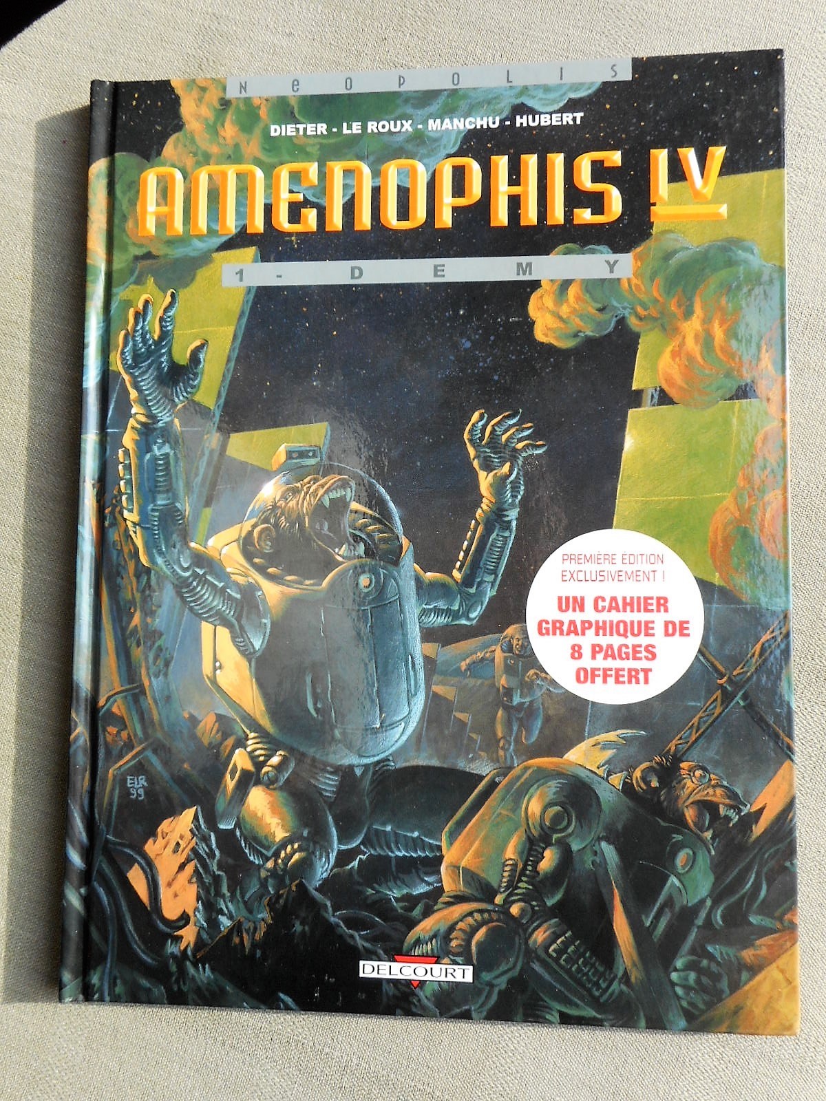 Dieter le Roux Manchu Hubert Amenophis IV T1 Demy Eo IN Mint With The Notebook