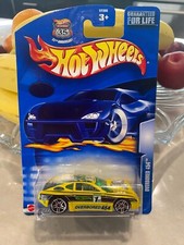 2003 Hot Wheels NO Blue Book Exclusive OVERBORED 454 Yellow w/Chrome Pr5 Spokes