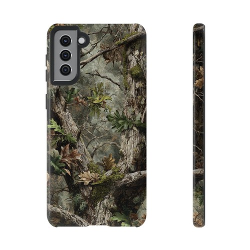 Pour iPhone | Samsung Galaxy | Coque téléphone Pixel - Feuilles de chêne mousse chasse camouflage - Photo 212 sur 255