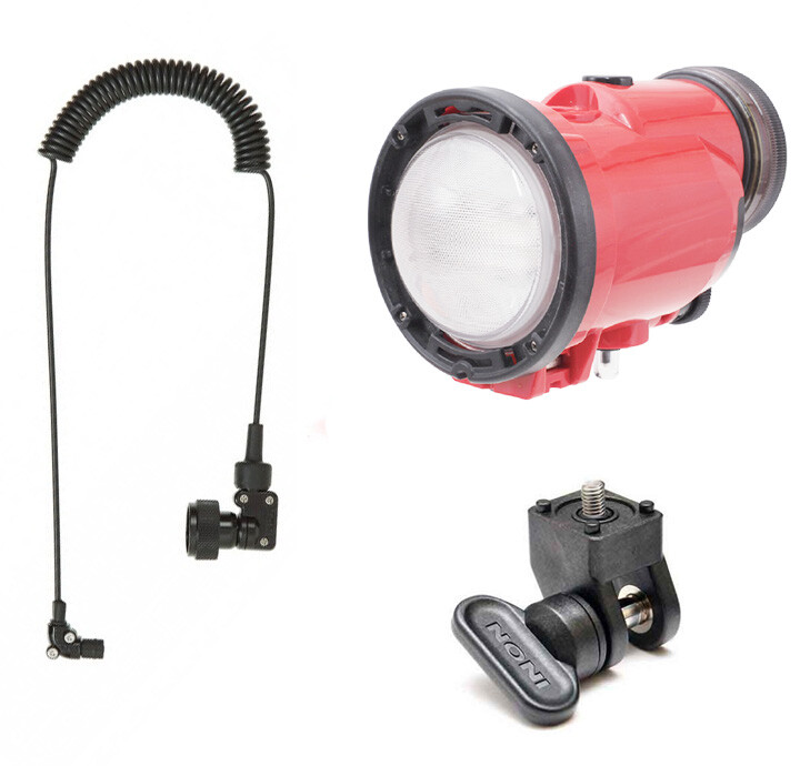 INON S-220 Underwater Strobe Flash with Fiber Optic Cable 