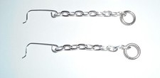 Vintage GI Joe 5 Star Jeep - Replacement Pair of trailer Safety Chains