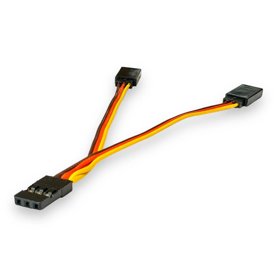 ✅ 3x 10cm Y V Servokabel Y-Kabel Servo Verlängerung Verteiler für JR Graupner RC - Bild 4 von 4