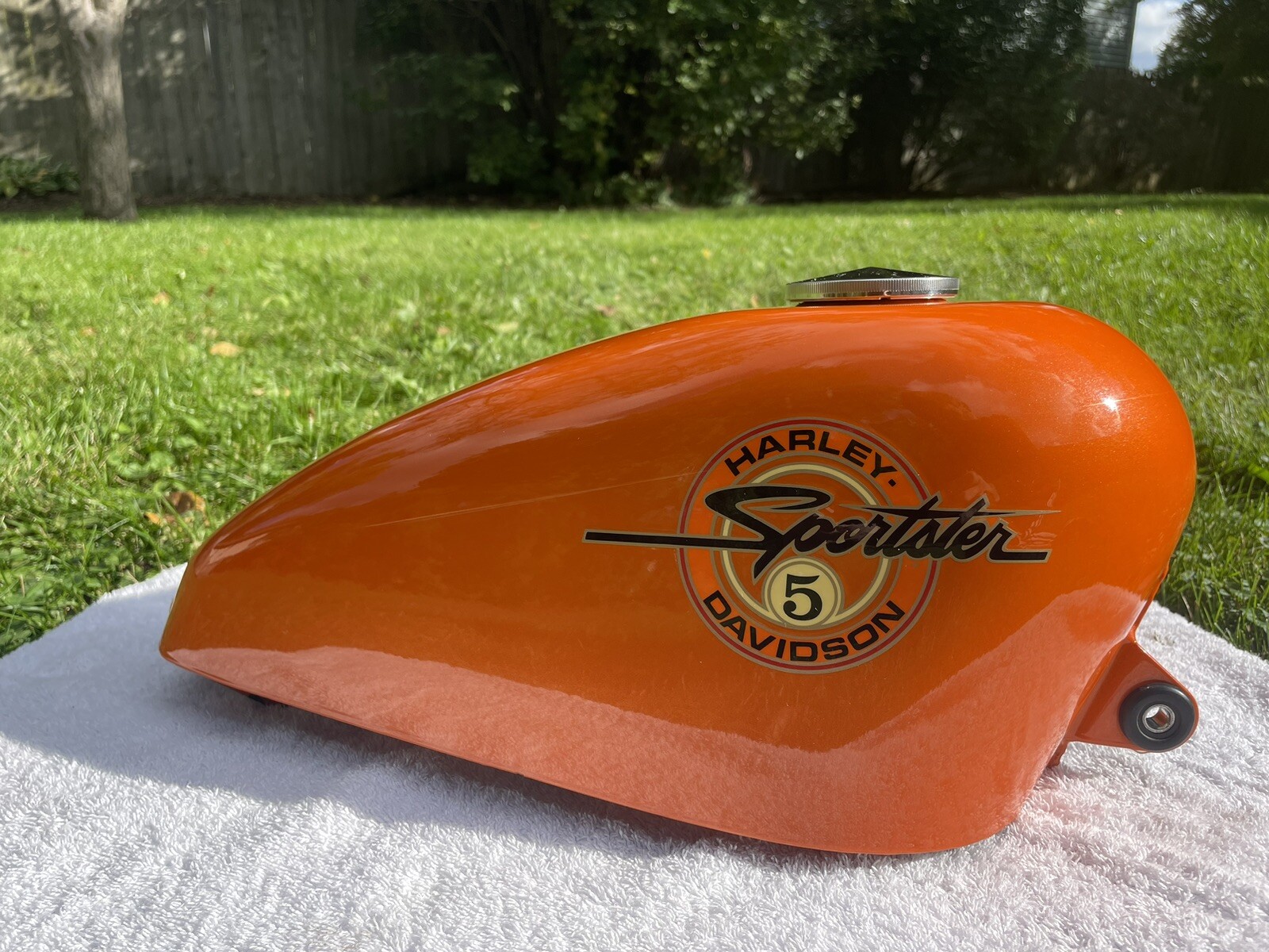 Harley Davidson 2.2 Gallon Peanut Gas Tank eBay