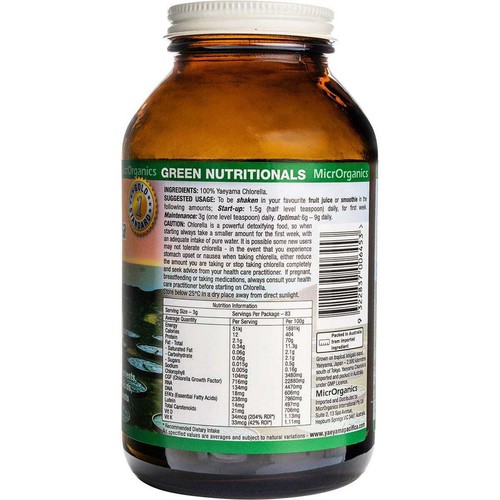 Green Nutritionals Yaeyama Pacifica Chlorella Powder 250g - Picture 2 of 3