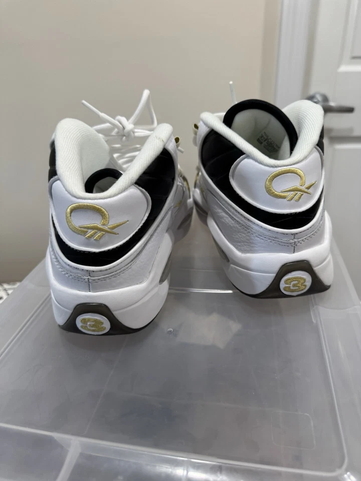 Size 9 - Reebok Question Mid Respect My Shine - Image 4 of 4