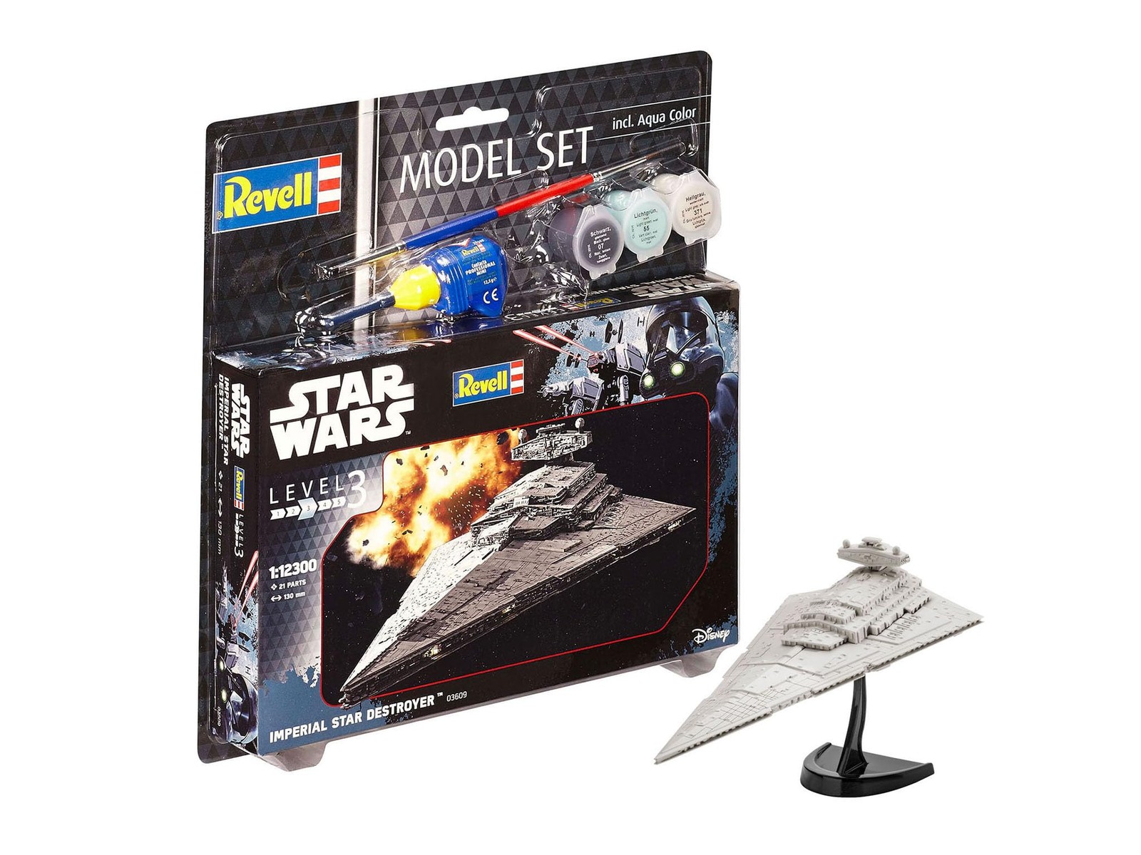 Revell Model Set 63609 Star Wars Imperial Star Destroyer 112300 Scale UnbuiltU 4590₽