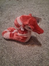Wild Republic Seahorse 12" Plush Pink Striped Stuffed Animal Toy