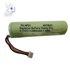3.7V 2000mAh Replacement Battery for NuFace Trinity Pro Facial Treatment Device 