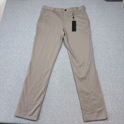 NWT Greyson Men 32x32 Tan Sequoia Trouser Performance Pants Golf Stretch