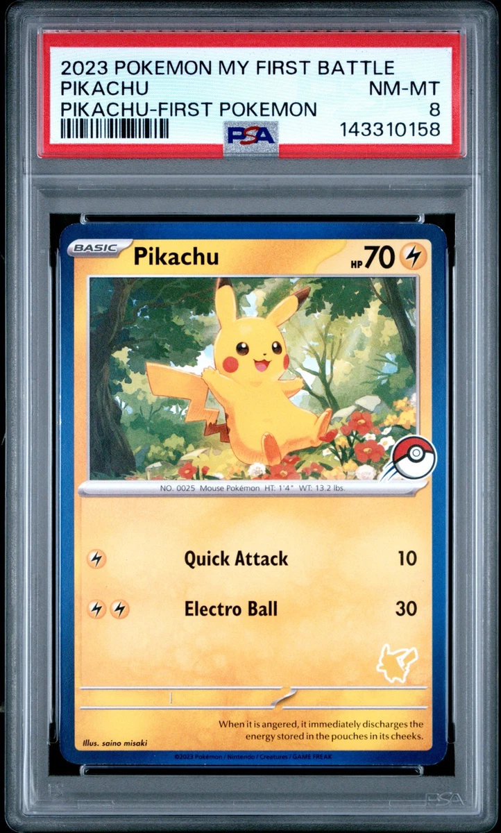 Pikachu Pokémon TCG Professional Sports Authenticator (PSA) Grade