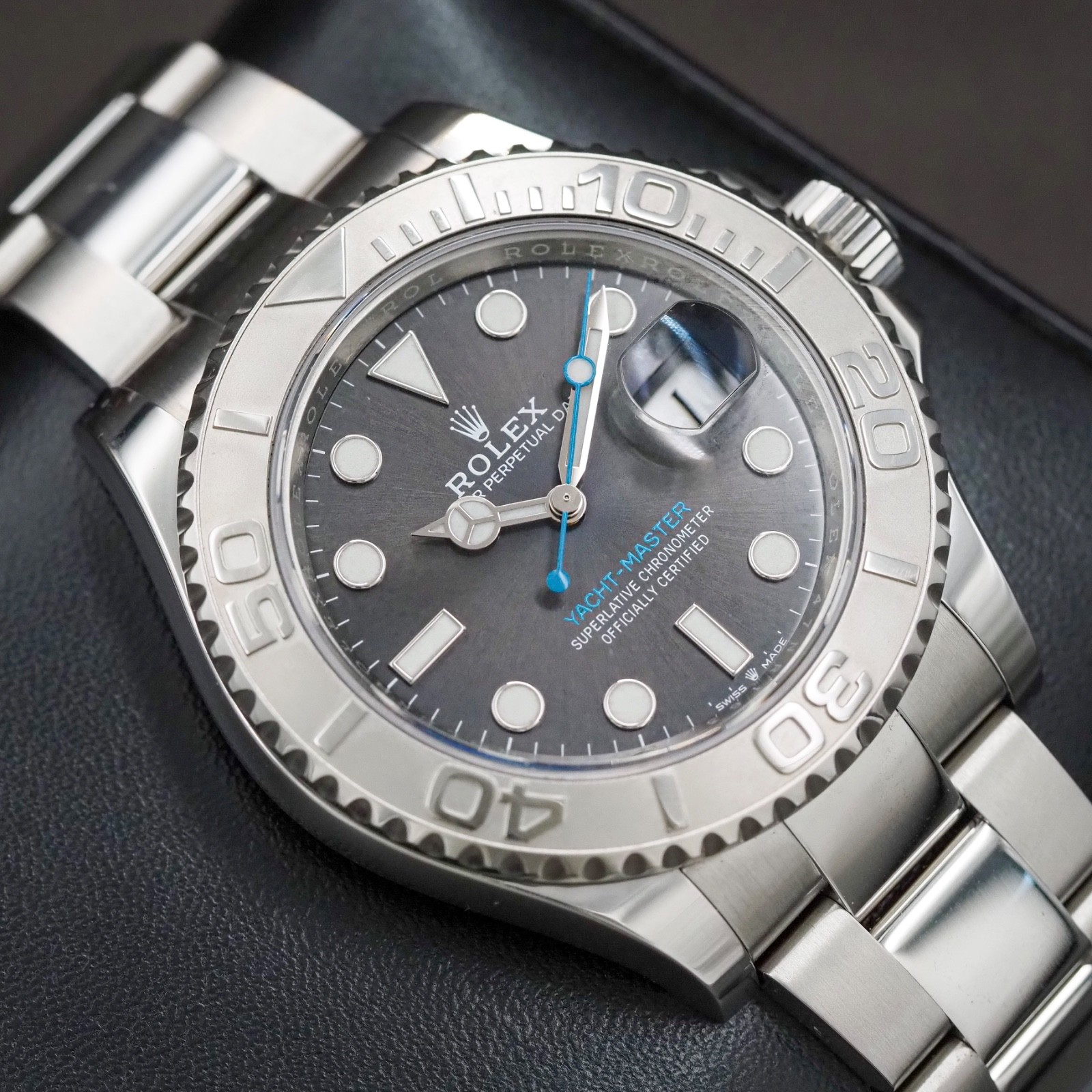 Rolex 126622 Stainless/Platinum Yacht-Master RHODIUM DIAL 2022 image 2