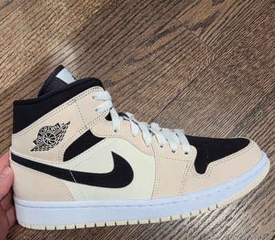 Nike Women Air Jordan 1 Mid BQ6472-800 Size 9 Guava Ice Black