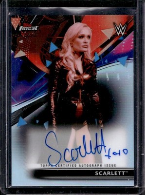 Scarlett 2021 Topps Finest WWE #RA-SC Auto Refractor