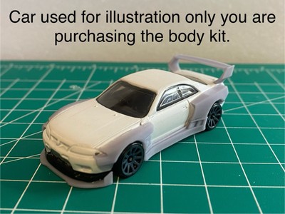 1/64 Scale Wide Body Kit For Hotwheels Nissan Skyline R33 Custom Diecast Builds