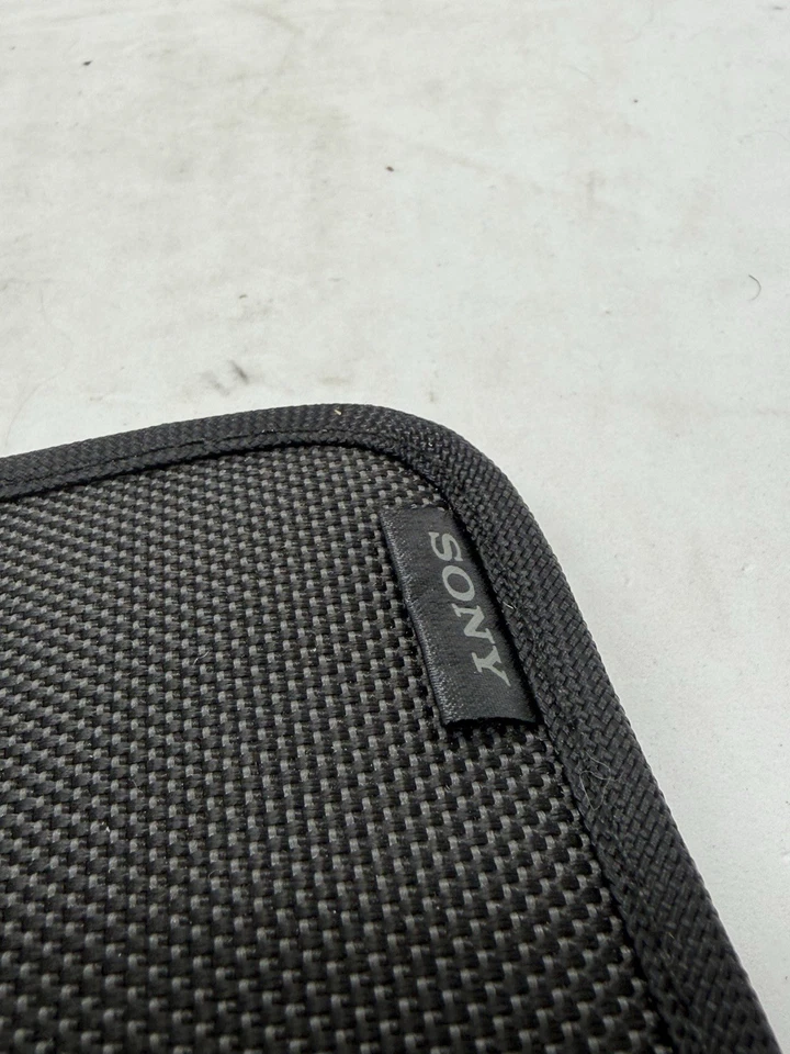 Sony Handycam CD DVD диск бумажник хранения чехол черный молнии мешок держатель с ремнем - Изображение 3 из 4