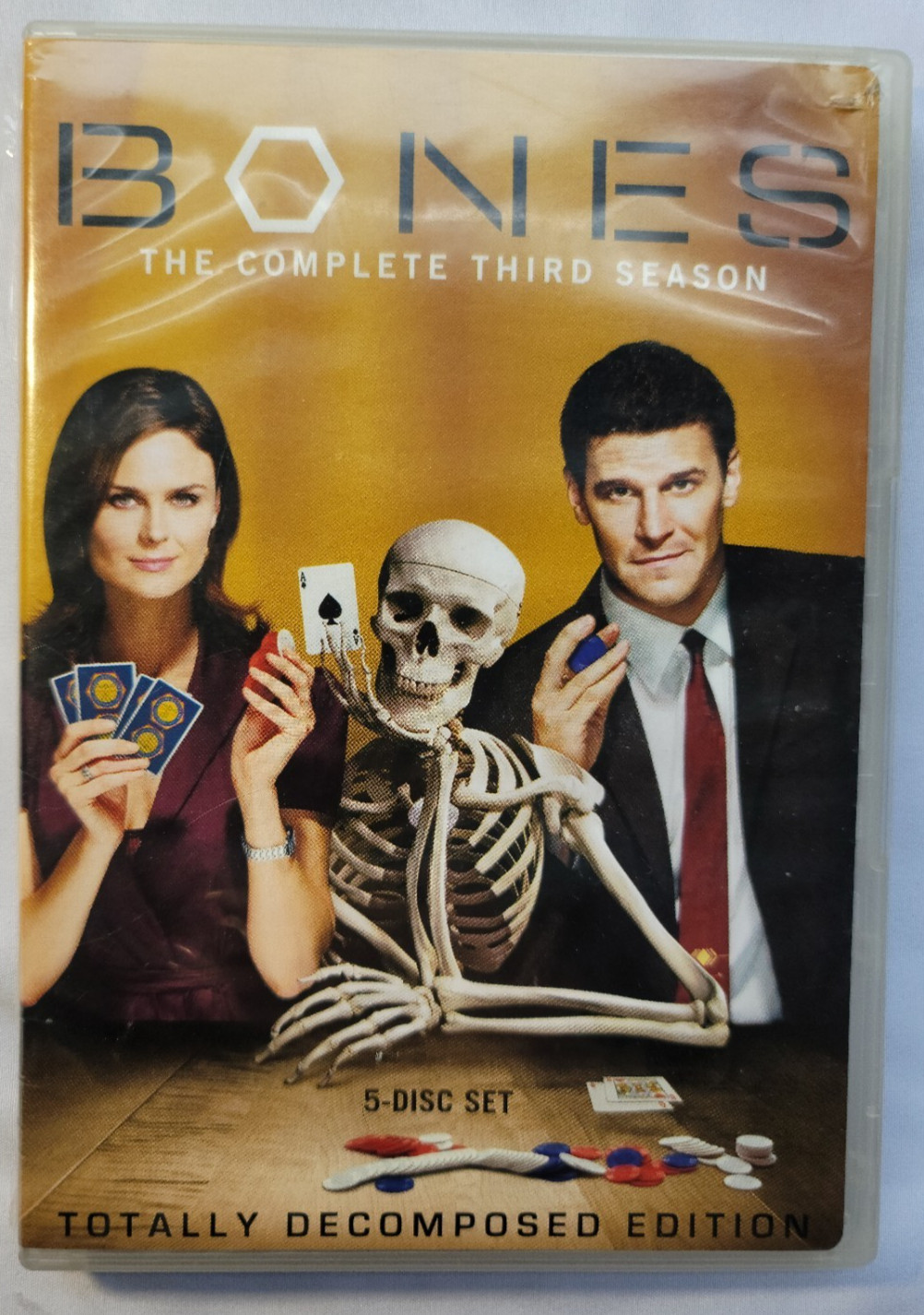 Bones Season 3 DVD 2007 Complete Emily Deschanel David Boreanaz