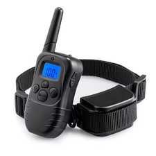 Dog Shock Training Collar Rechargeable LCD Electric Remote Control For 330 Yards