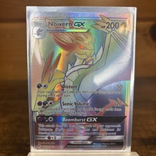 Pokemon TCG Sun and Moon Burning Shadows Noivern GX Secret Rare 160/147 Rainbow on eBay