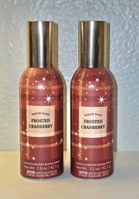 Bath and Body Works FROSTED CRANBERRY Home Fragrance Room Spray LOT White Barn 