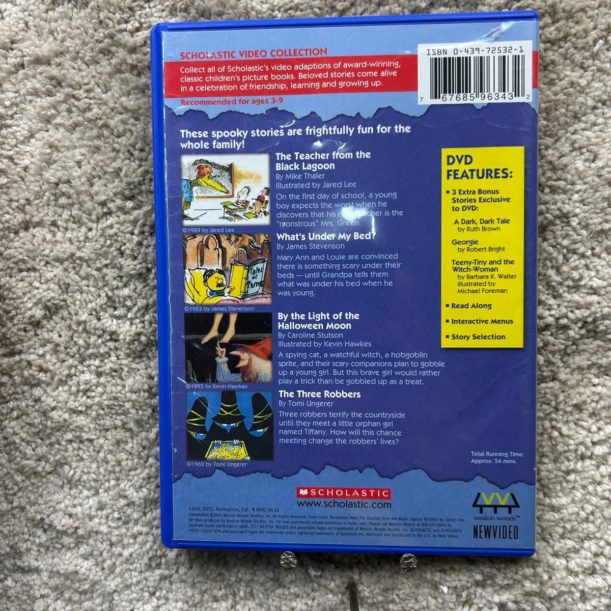 The Teacher from the Black Lagoon DVD 2005 Scholastic Video