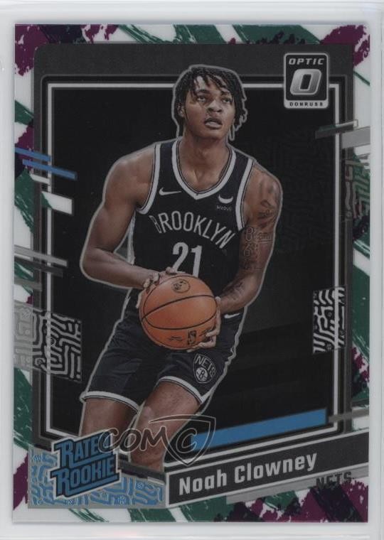2023-24 Panini Donruss Optic Rated Jazz Prizm Noah Clowney #205 Rookie RC 1k9t