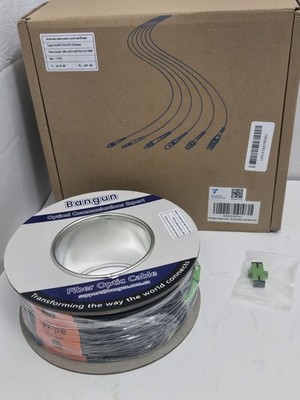 Fiber Optic Cable SC/APC to SC/APC 100M Outdoor Armored 9/125um
