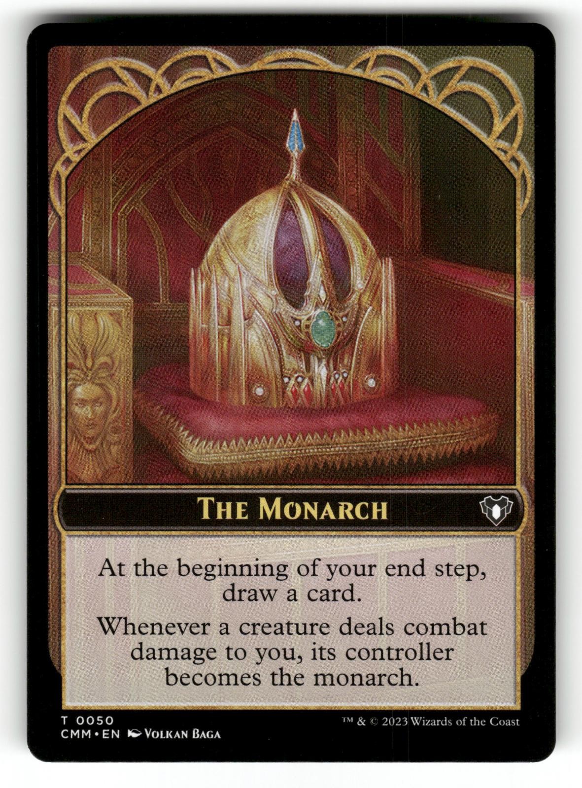 The Monarch // Cat (0005) Token NM Commander Masters 50 // 5 MTG Regular